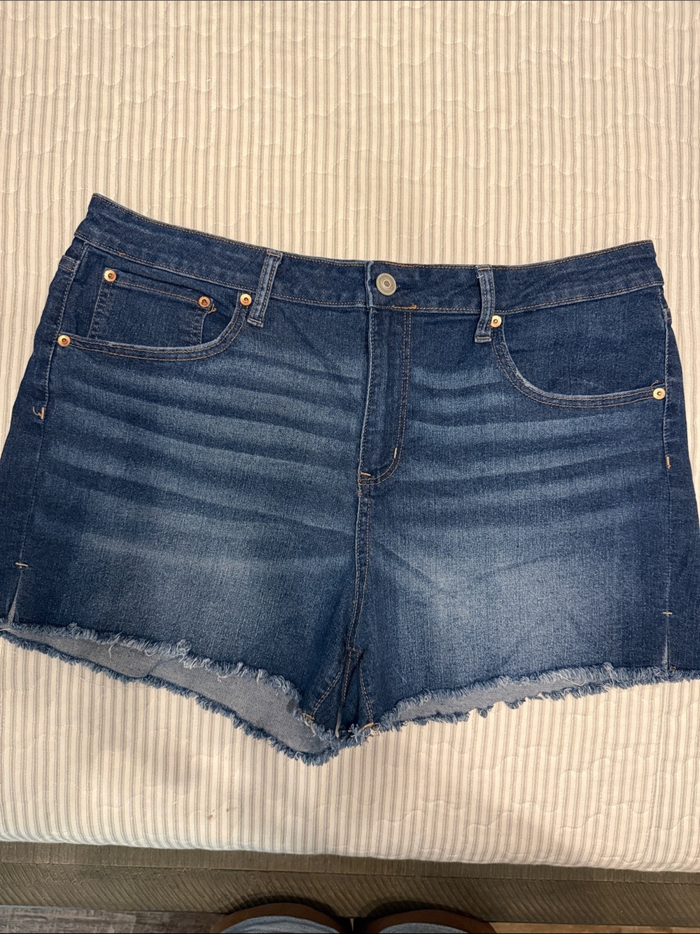 NWOT’s No Boundaries Indigo Blue Cutoff Denim Shorts